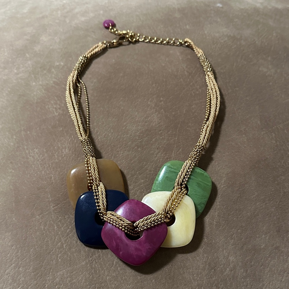 NWOT Chico's Geometric Necklace